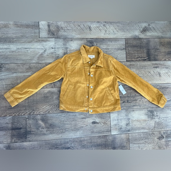 Pacsun mustard corduroy trucker jacket. Medium. Pacsun logo embossed on buttons - Picture 1 of 4